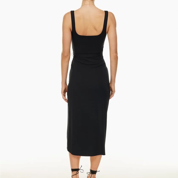 ARITZIA WILFRED SATURN MIDI DRESS IN YELLOW SIZE XS - Picture 6 of 7